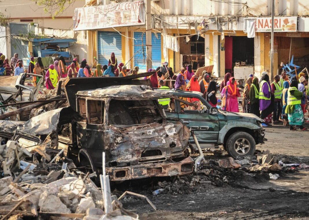 urmările exploziilor Somalia