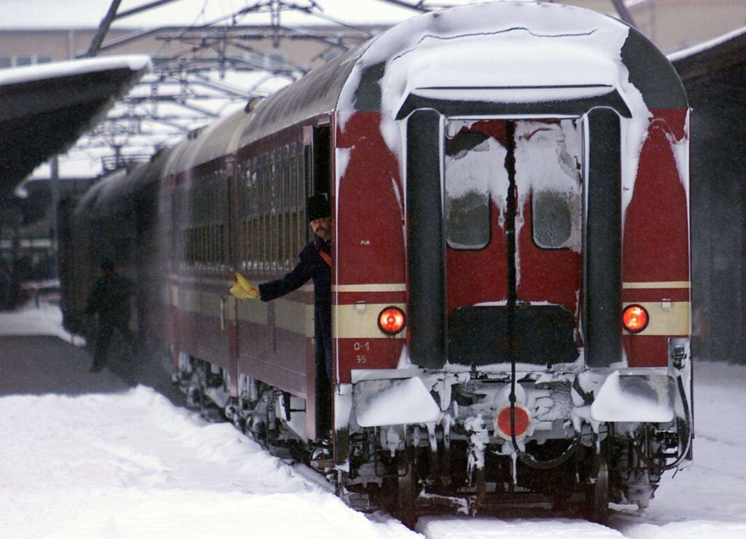 trafic feroviar iarna Mărășești