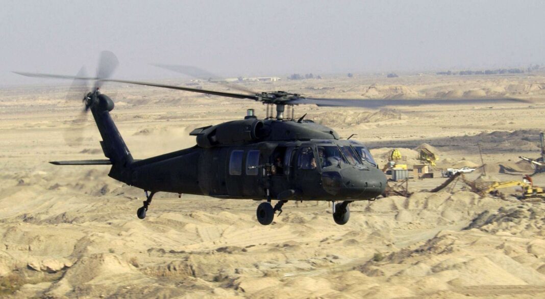 două elicoptere Black Hawk Kentucky
