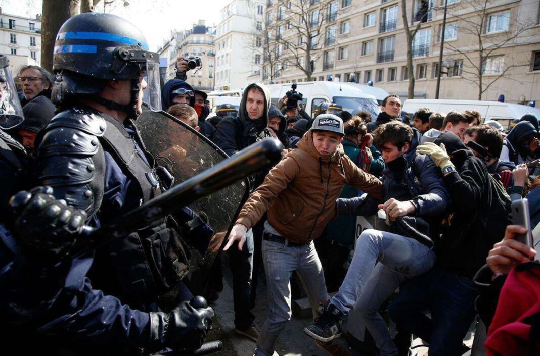 protestatarii poliția Paris demonstrațiile