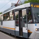 Circulaţia tramvaielor pe linia 41, blocată din cauza lipsei de tensiune în reţeaua de alimentare