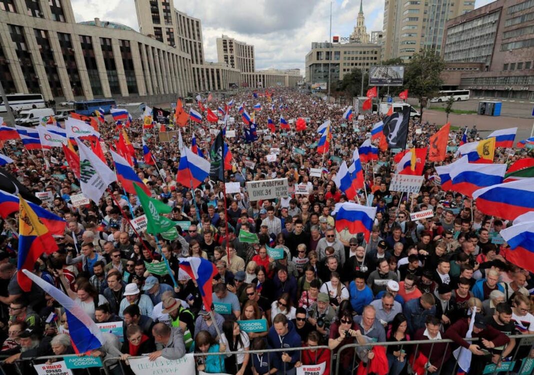 protestele Rusia Siberia