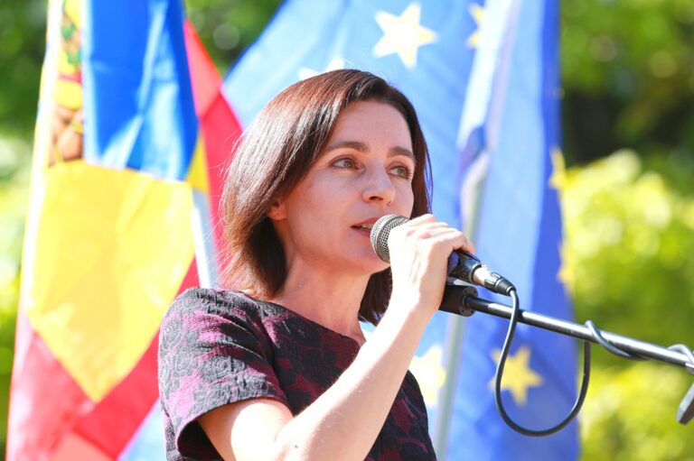 Maia Sandu speră ca Republica Moldova să intre în UE “până în 2030”