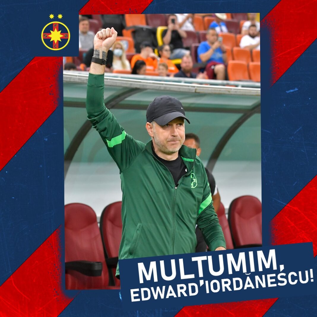 Edi Iordănescu a plecat de la FCSB