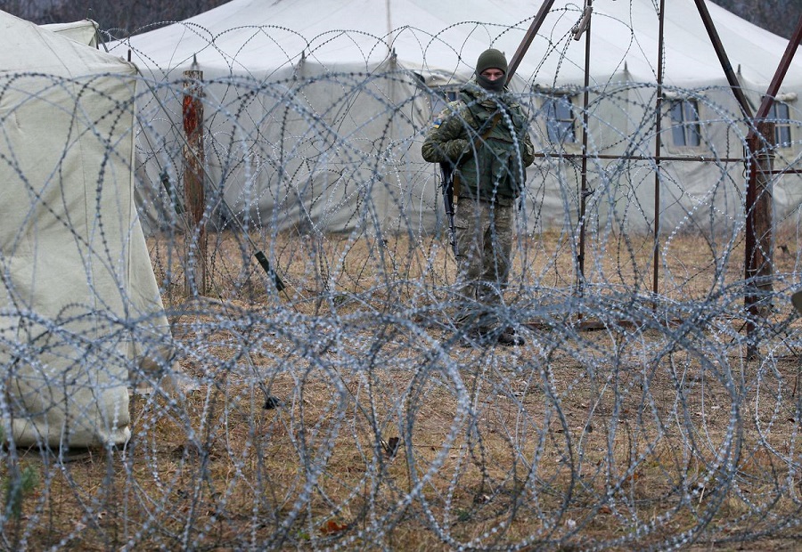 Ucraina a trimis 8.500 de soldați la frontiera cu Belarus