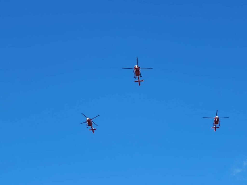 1 Decembrie, Ziua Națională a României. Elicoptere SMURD