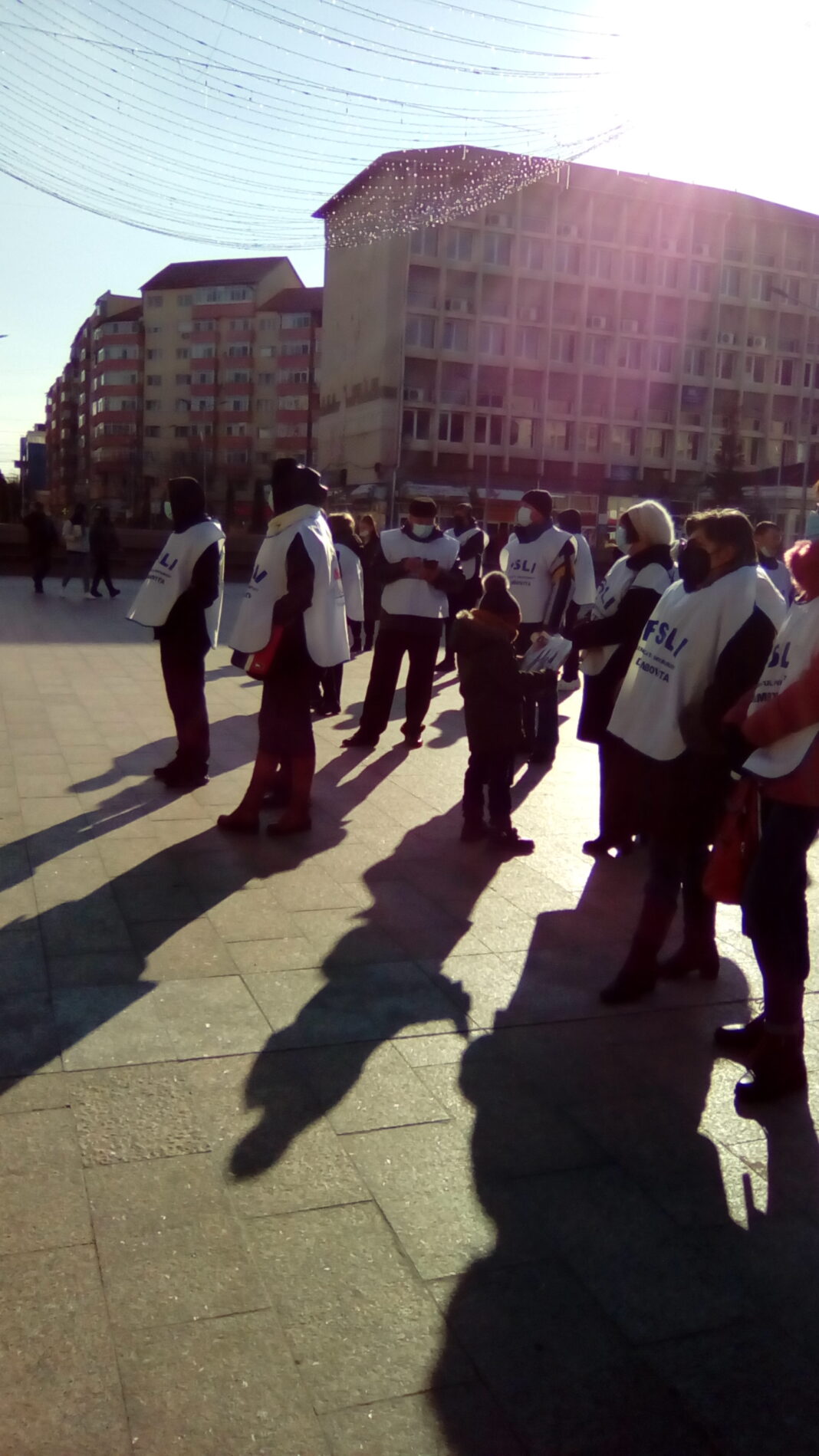 protest profesori, în Târgoviște