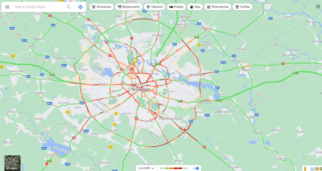 Cum arată traficul în București