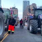 COVID-19: Tractoriștii din Torino au ieșit la protestete
