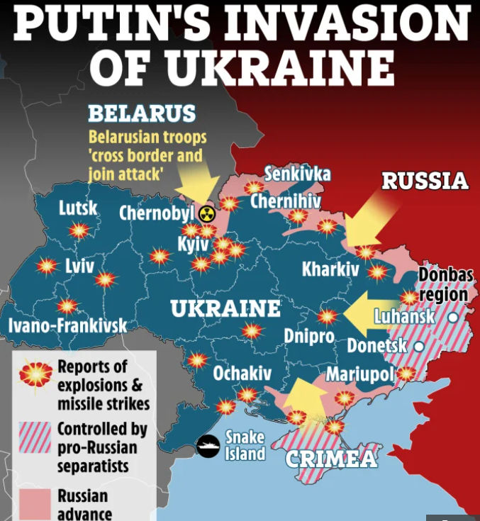 Război în Ucraina a șaptea zi