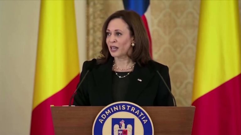 VIDEO Criza din Ucraina este „dureros de urmărit”, a transmis Kamala Harris