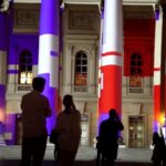 Teatrul Bolșoi din Moscova se luminează de Ziua Rusiei