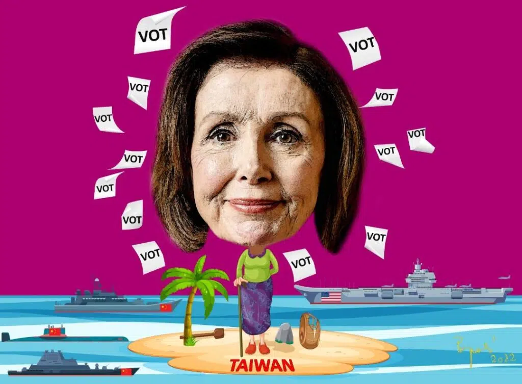 Nancy Pelosi a stârnit taifunul în Taiwan