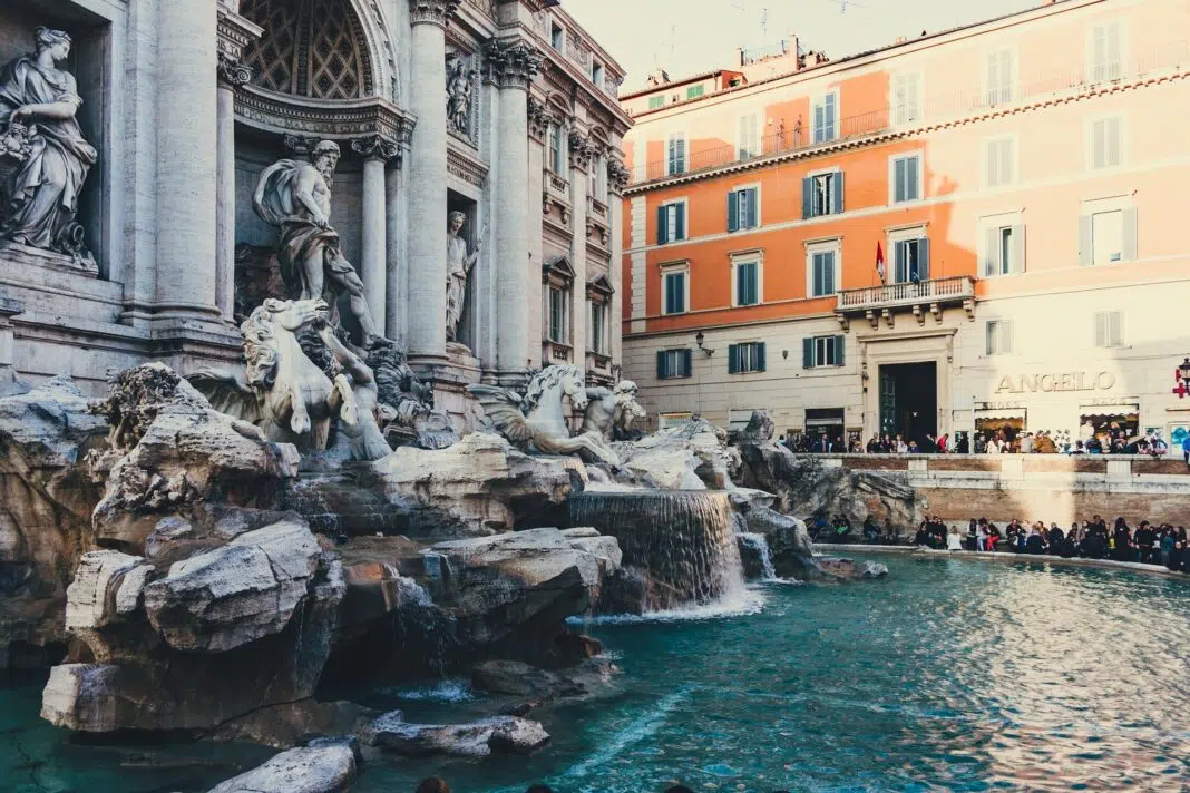 roma, fontana di trevi, fantana trevi