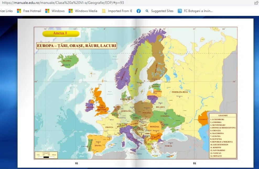 manual geografie clasa VI