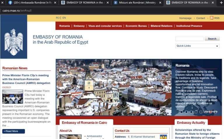 În timp ce Nicolae Ciucă se află în Egipt, Ambasada României în Egipt susține că premier este Florin Cîțu