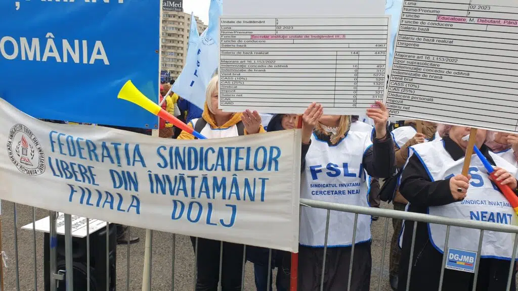 protest profesori