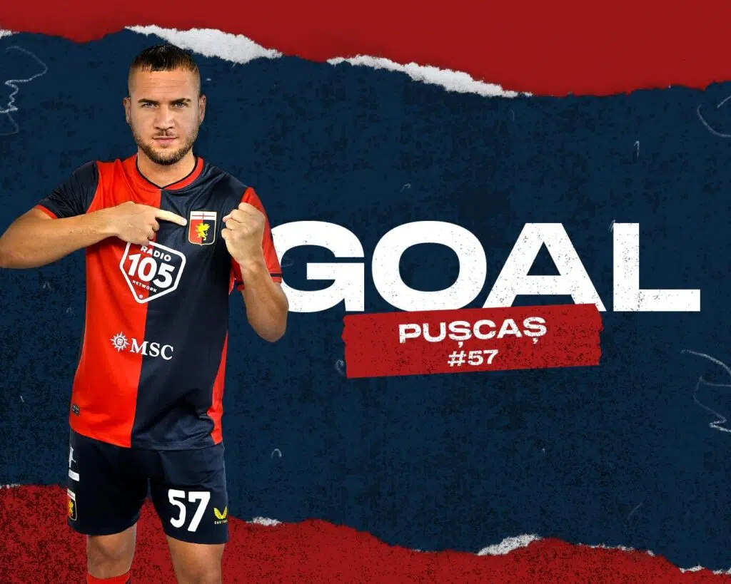 Radu Drăgușin George Pușcaș Genoa Serie B