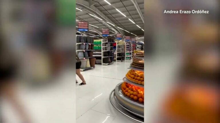 VIDEO: Haos la un supermarket în urma cutremurului care a lovit Ecuadorul