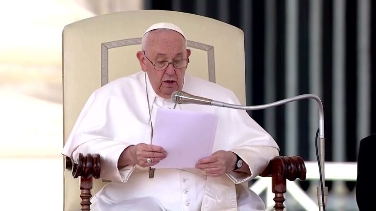 VIDEO – Papa îndeamnă la evitarea risipei de apă: “Nu poate fi risipită!”