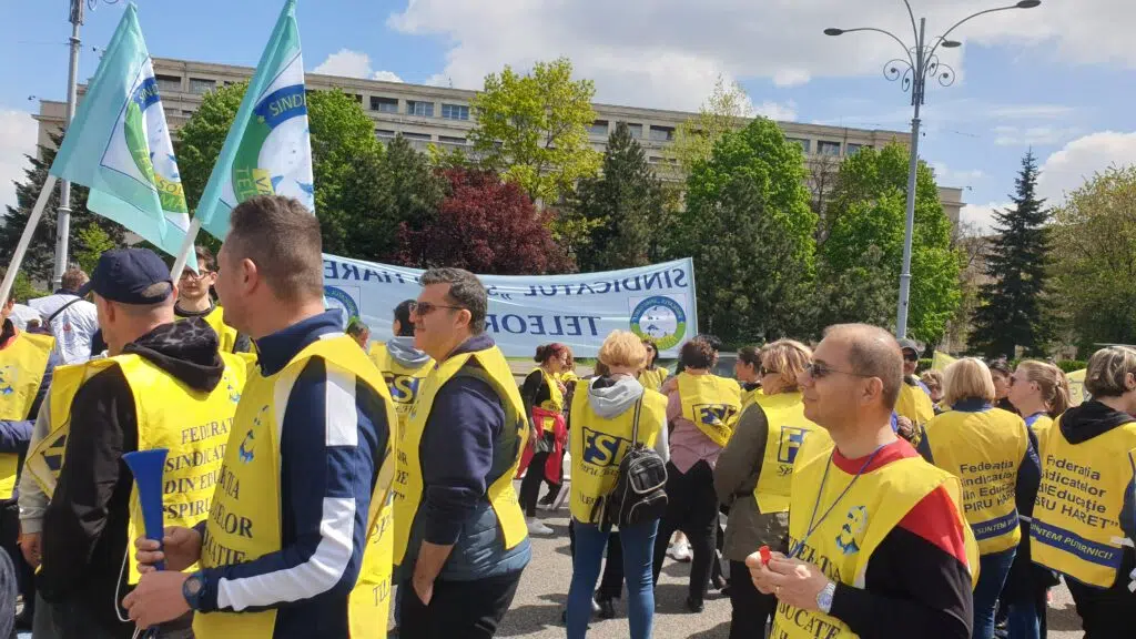 protest învățământ