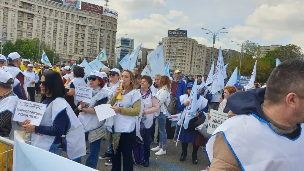 protest învățământ