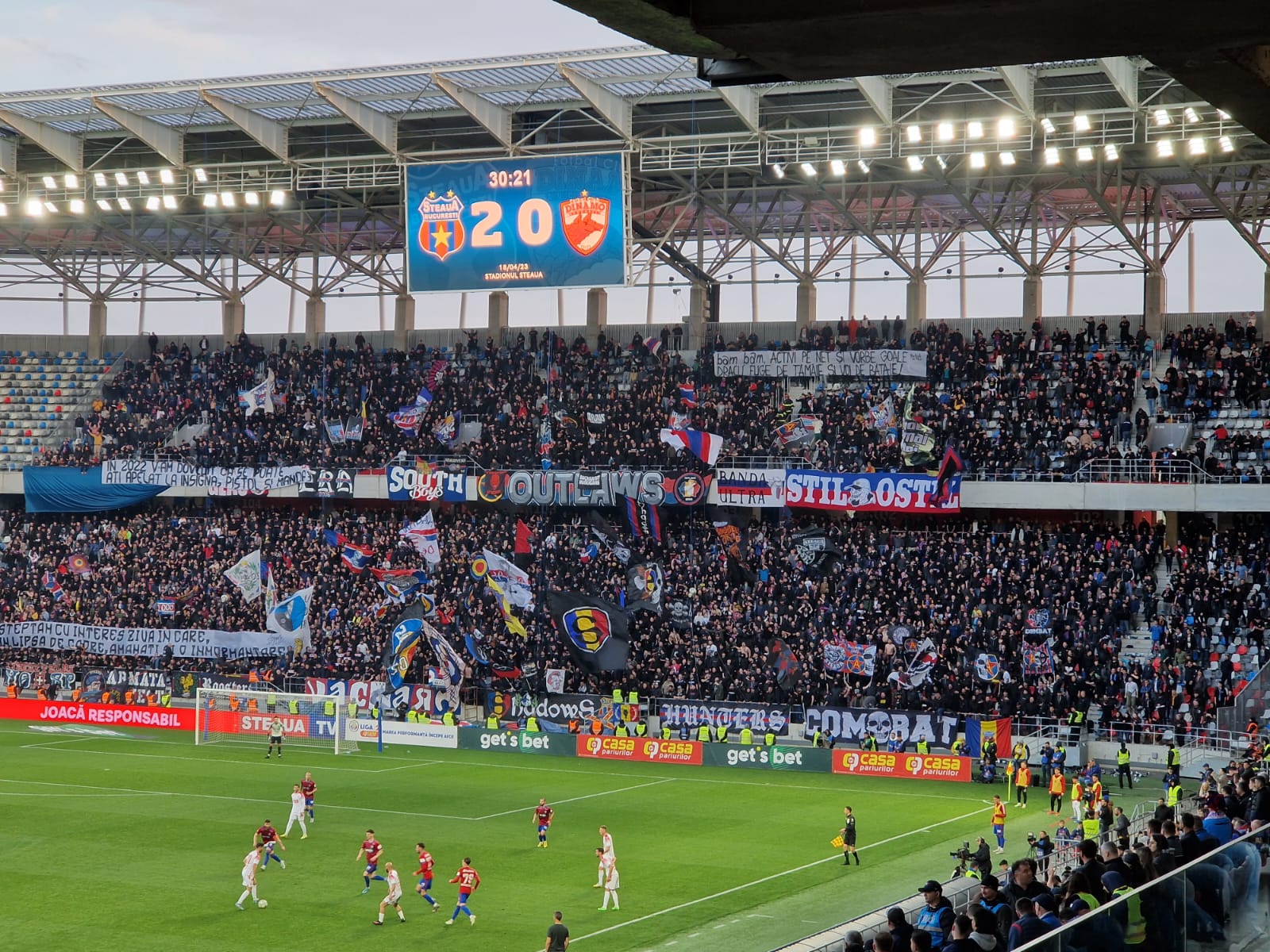 LIGA 2 CASA PARIURILOR, CSA Steaua revine pe primul loc în clasament după  victoria cu Dinamo