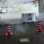 VIDEO: Momentul în care Premierul japonez este evacuat