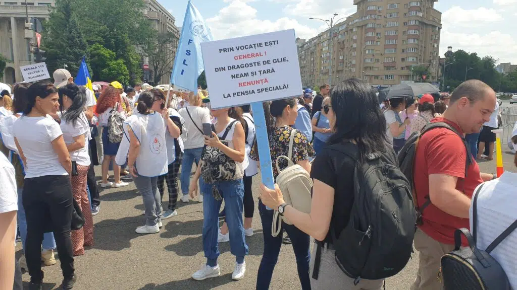 protest profesori Iohannis