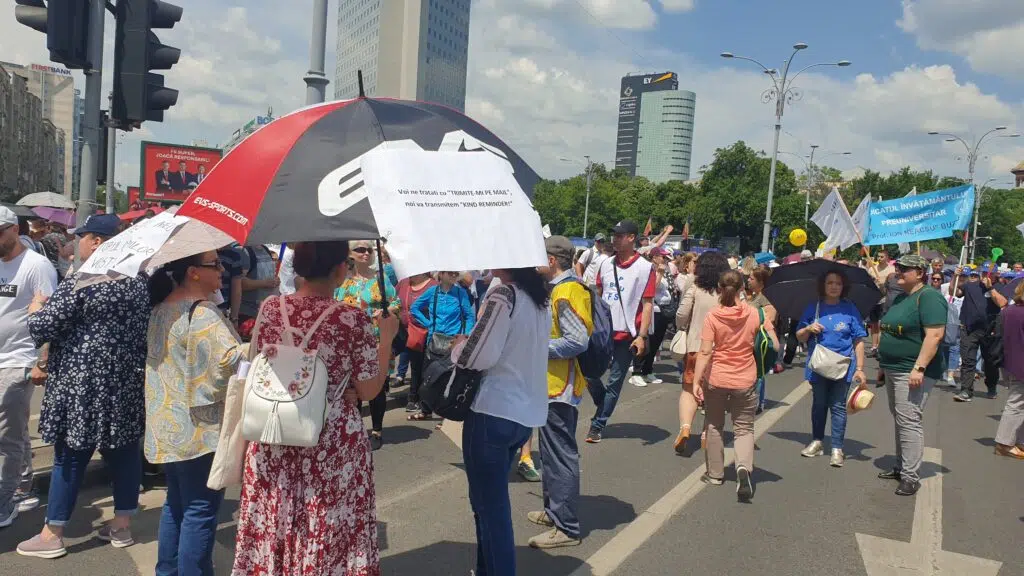 protest profesori Iohannis