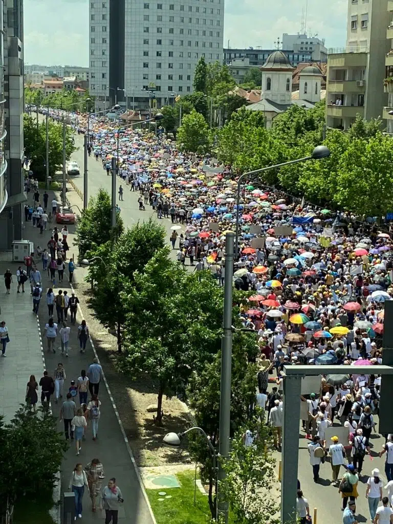 protest profesori Iohannis