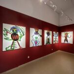 Interpretare modernă a artei primitive și cea mai caldă culoare, albastrul, în mai la Celula de Artă