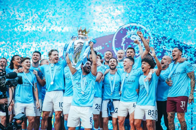 VIDEO. Manchester City, noua și vechea campioană a Angliei. Trupa lui Guardiola câștigă titlul în Premier League