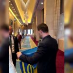 VIDEO: Un delegat ucrainean l-a lovit cu pumnul în față pe un rus