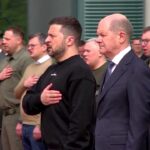VIDEO: Scholz îl primește pe Zelenski la Berlin