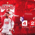 Dinamo a revenit oficial în Liga 1. „Câinii roșii” au pierdut returul barajului cu FC Argeș