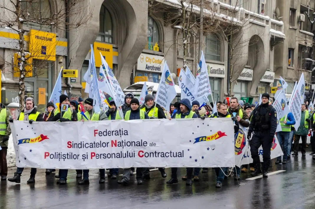 protest polițiști