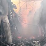 VIDEO: Clădiri din Odesa în flăcări, după un atac atribuit Rusiei