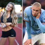 GALERIE FOTO. Cea mai sexy atletă l-a provocat pe Erling Haaland