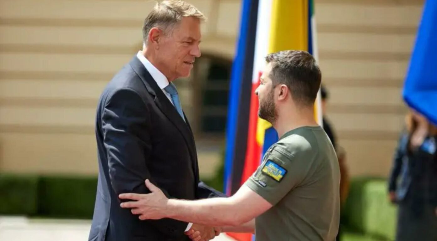 Președinții Iohannis și Zelenski / foto arhivă