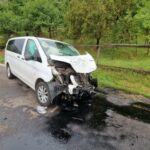 Microbuz cu 7 copii, implicat într-un grav accident de ciruclație în județul Bacău