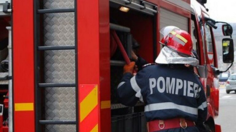 Un incendiu a izbucnit la acoperişul unui restaurant din Parcul “Nicolae Romanescu” din municipiul Craiova