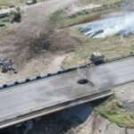 Ucrainenii au atacat podul Chonhar, care leagă Ucraina de Crimeea
