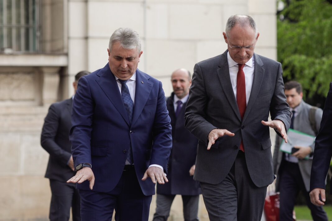 Ministrul de Interne al Austriei (dreapta) în vizită la București / foto arhivă