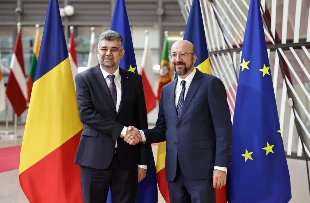 Marcel Ciolacu și Charles Michel despre aderarea România DSchengen