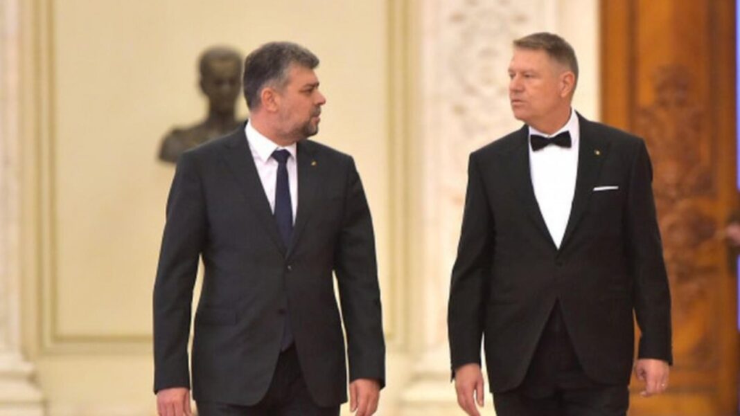 Președintele Iohannis și premierul Ciolacu / foto arhivă