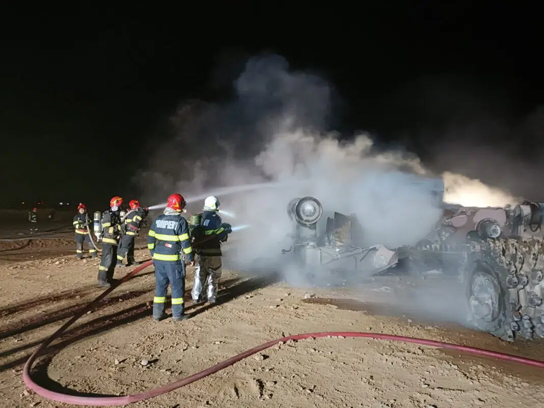 explozie Călimănești autostradă