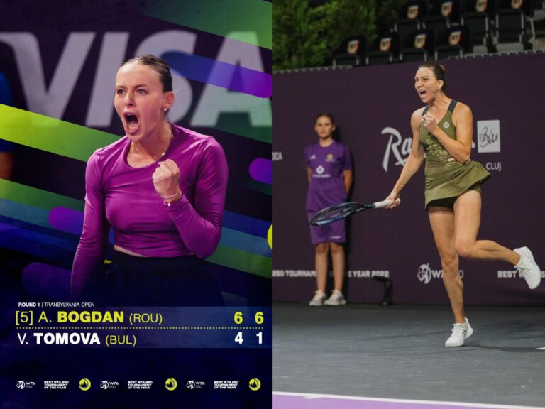 Ana Bogdan și Patricia Țig merg mai departe la Transylvania Open