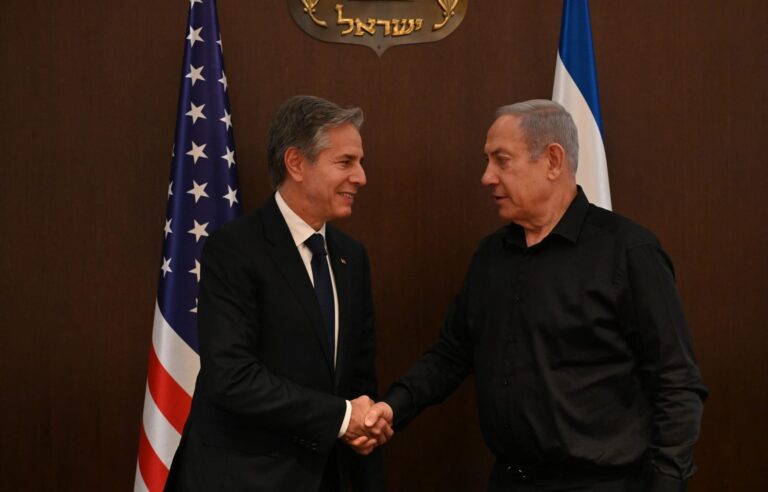 Blinken şi Netanyahu s-au adăpostit într-un buncăr la Tel Aviv
