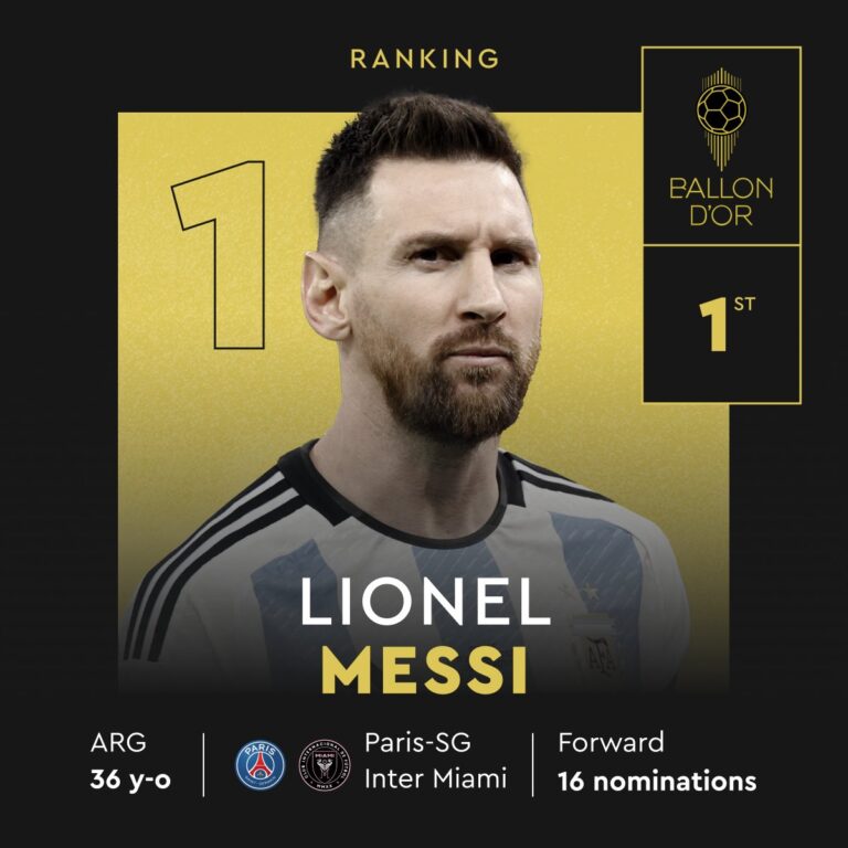 NEWS ALERT. Lionel Messi a câștigat al optulea „Balon de Aur”. E primul jucător din afara Europei care ia trofeul